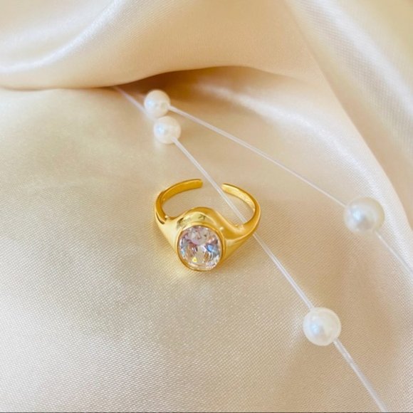 💕Last one 18K Goldplated Stone 925 Ring - Picture 6 of 10
